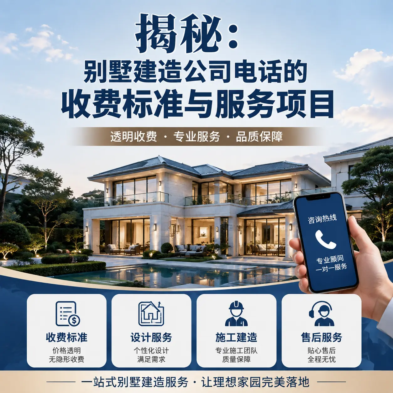 揭秘：水城别墅建造公司电话的收费标准与服务项目
