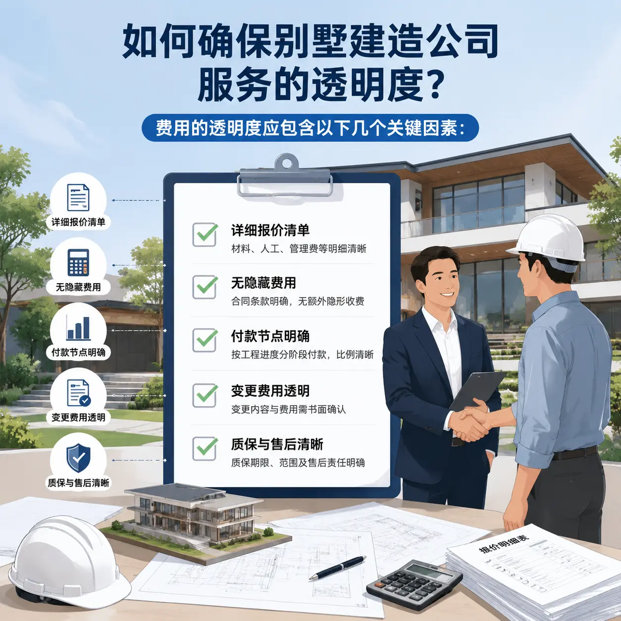 在 水城 如何确保别墅建造公司服务的透明度?