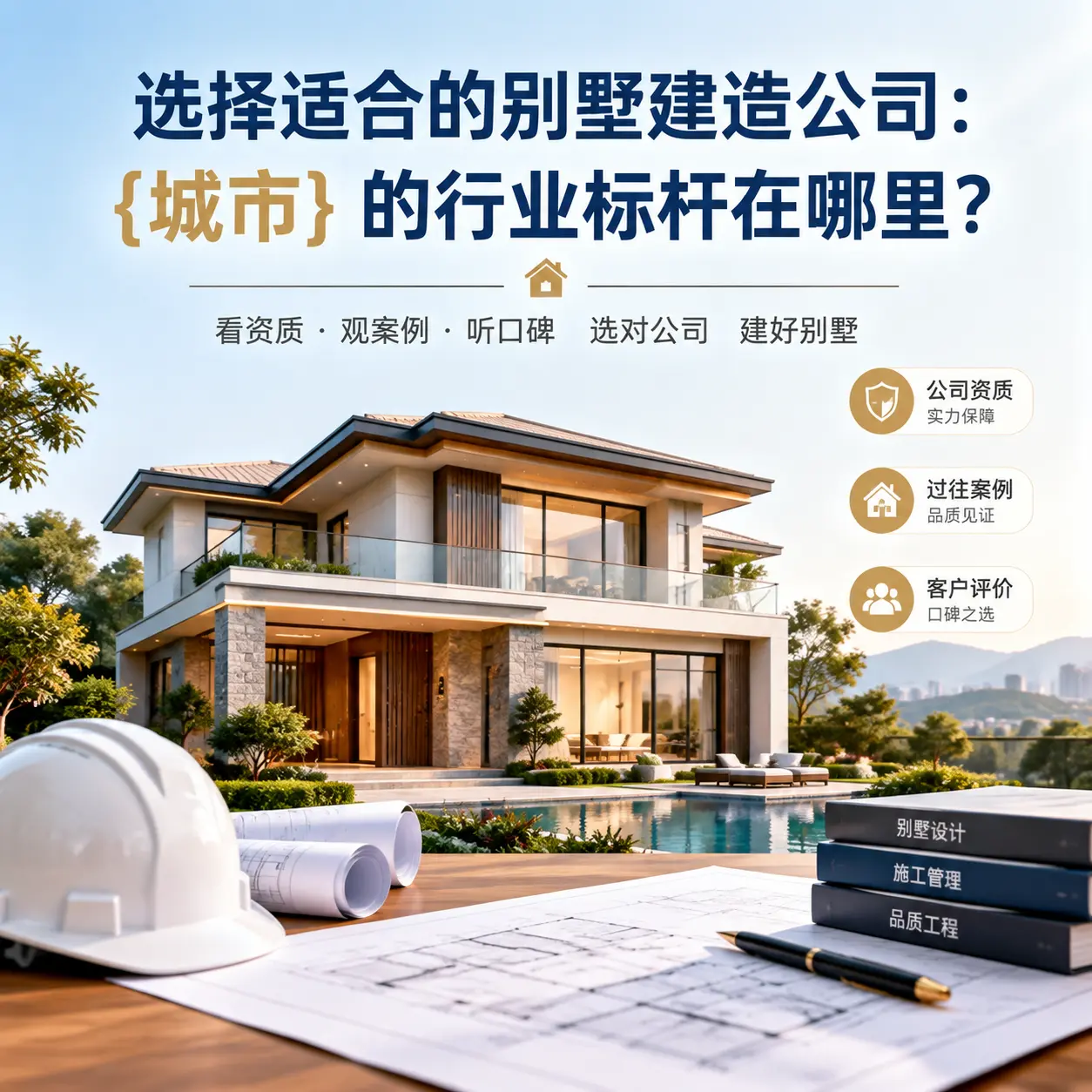 选择适合的别墅建造公司： 水城 的行业标杆在哪里？