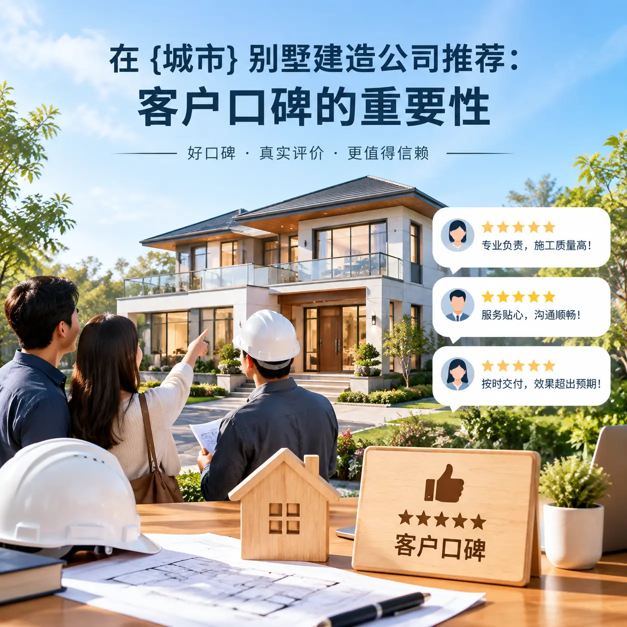 在 水城 别墅建造公司推荐:客户口碑的重要性