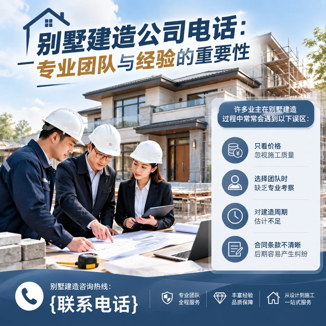 水城别墅建造公司电话：专业团队与经验的重要性