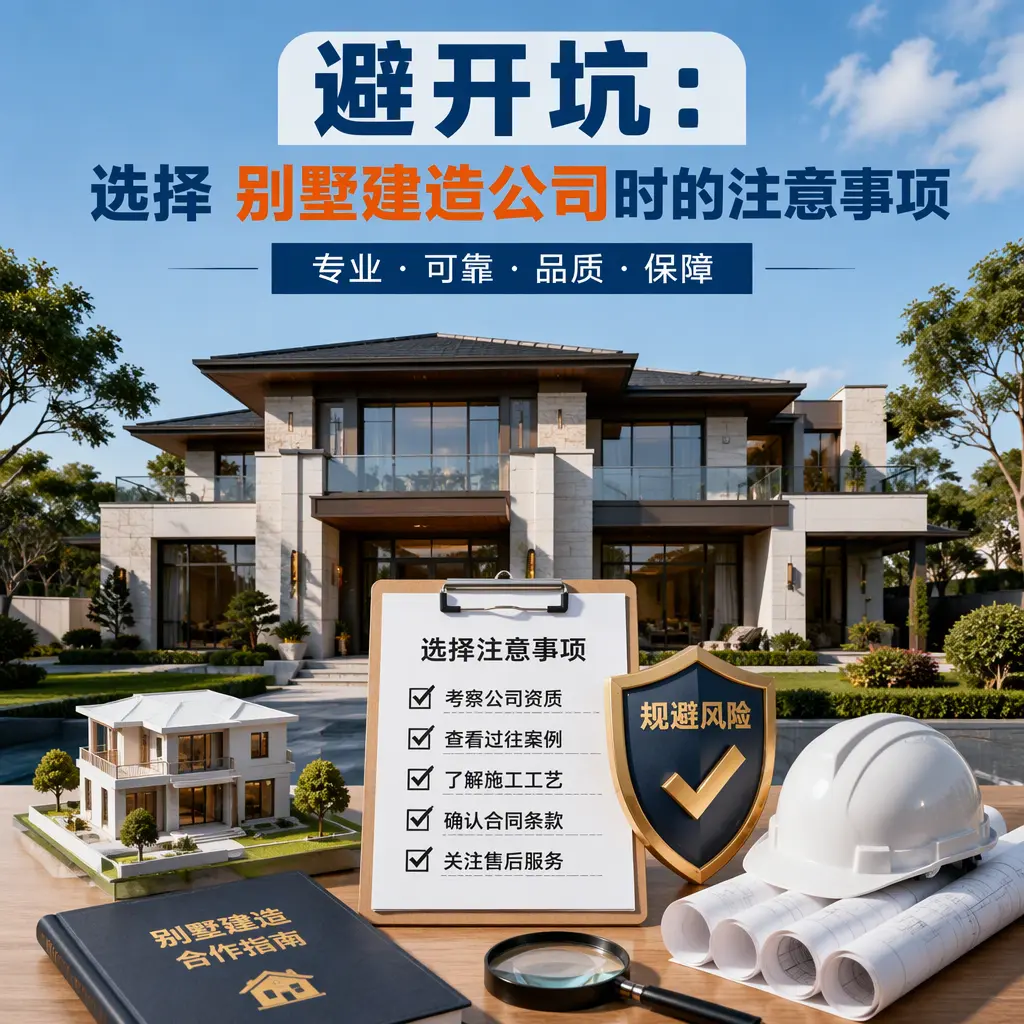 避开坑:选择 水城 别墅建造公司时的注意事项