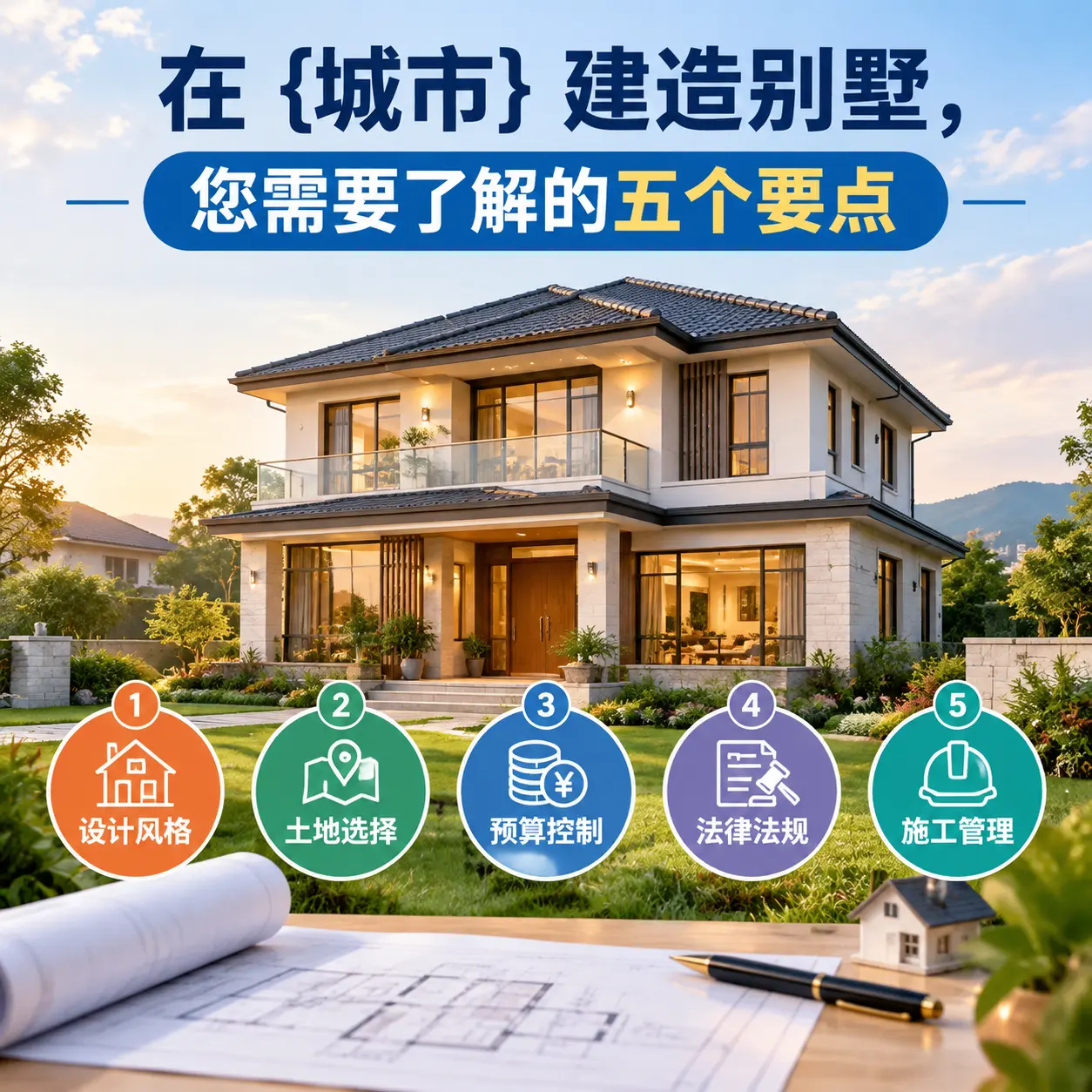 在 水城 建造别墅，您需要了解的五个要点