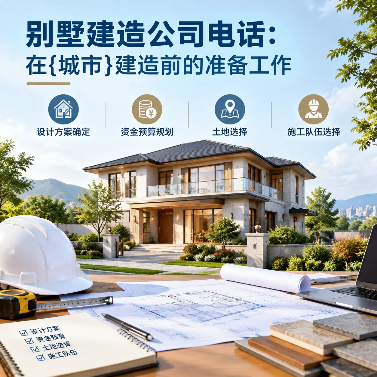 别墅建造公司电话:在水城建造前的准备工作