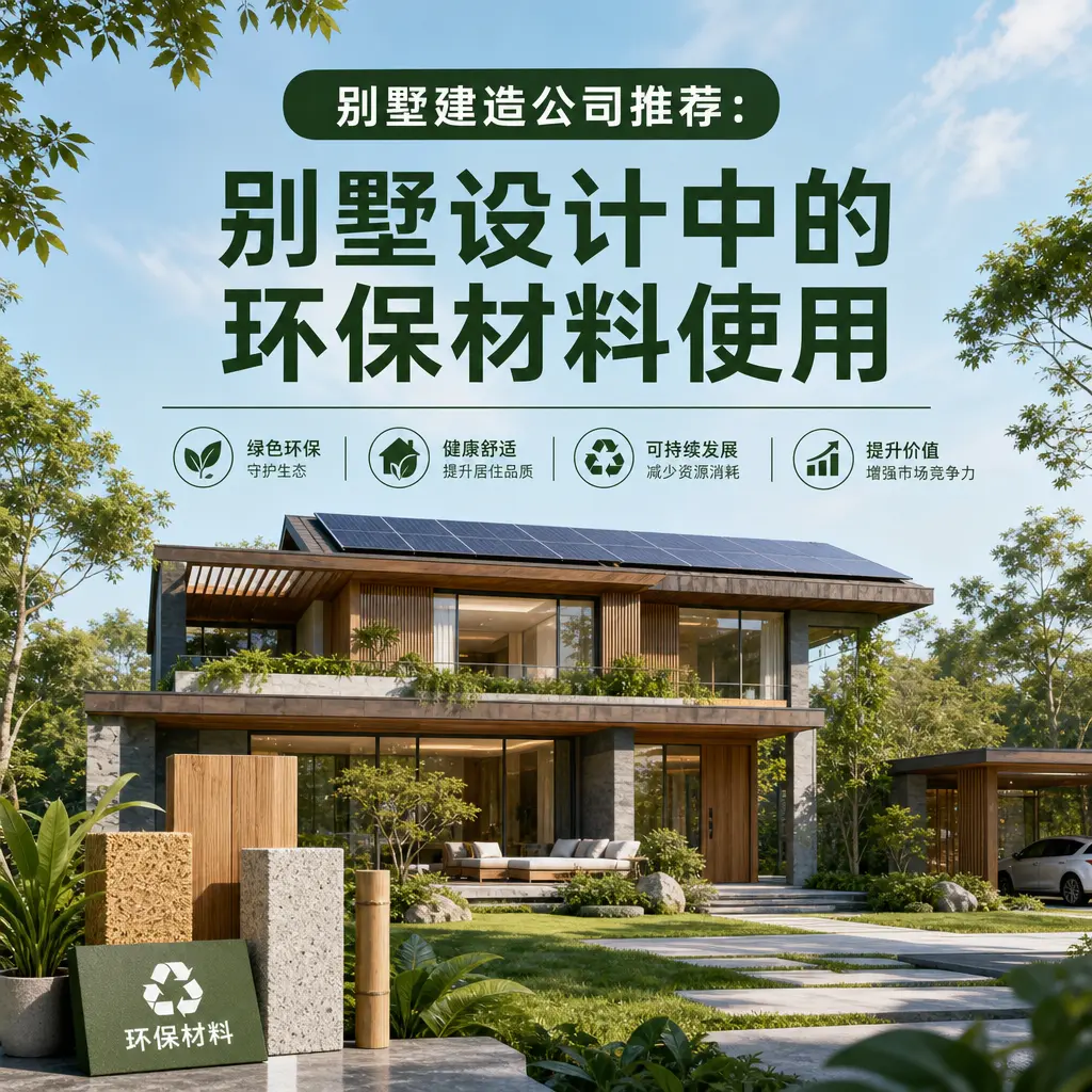 别墅建造公司推荐： 水城 别墅设计中的环保材料使用