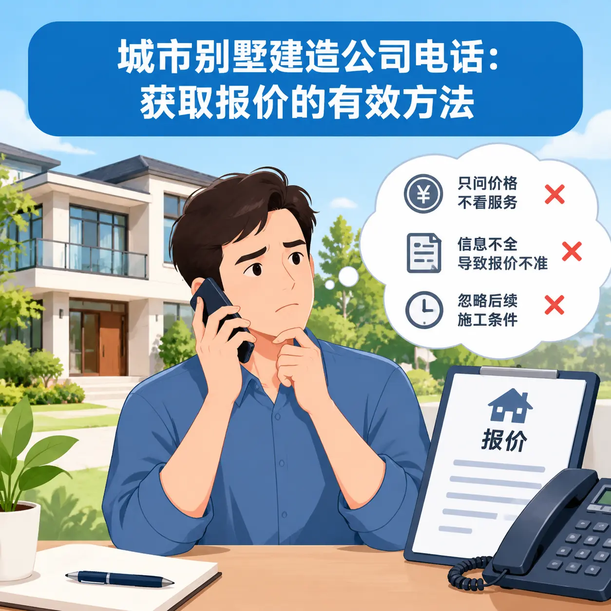 水城别墅建造公司电话：获取报价的有效方法
